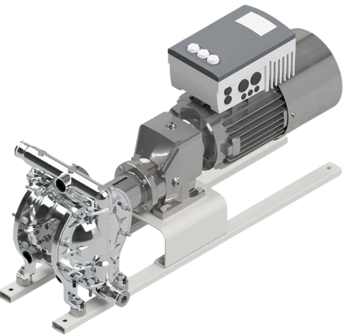 Depa Elektrisk drevet dobbeltmembranpumpe Grå