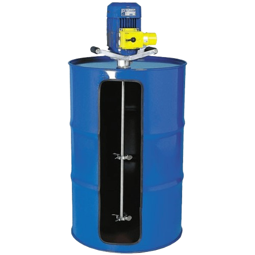 Blå Geppert FR elektrisk tromleblander