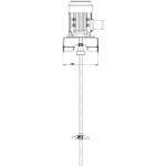 Thumbnail of http://Ritning%20av%20Geppert%20CR-E%20elektrisk%20omrörare%20för%20plasttankar%20från%20sidan