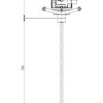 Thumbnail of http://Ritning%20av%20Geppert%20FR%20elektrisk%20trummixer%20framifrån